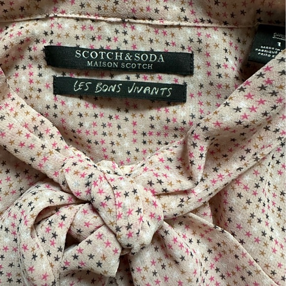 SCOTCH & SODA bow tie blouse - Picture 5 of 5